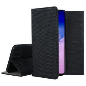 Кожен калъф тефтер и стойка Magnetic FLEXI Book Style за Samsung Galaxy S10 Lite G770 черен